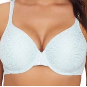 VANITY FAIR Bra 75298 Body Shine Under Wire Full Coverage White Bra Size 40DD